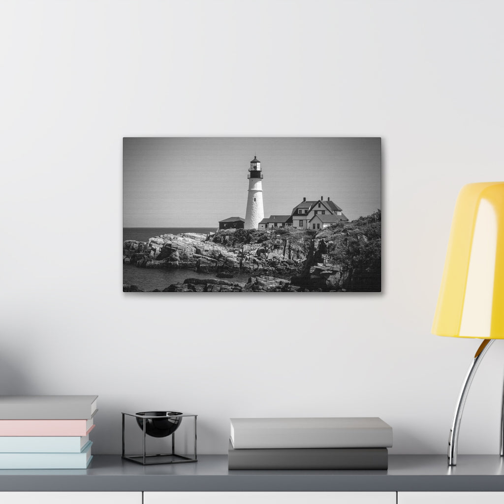 Lighthouse Coastal Scene Canvas