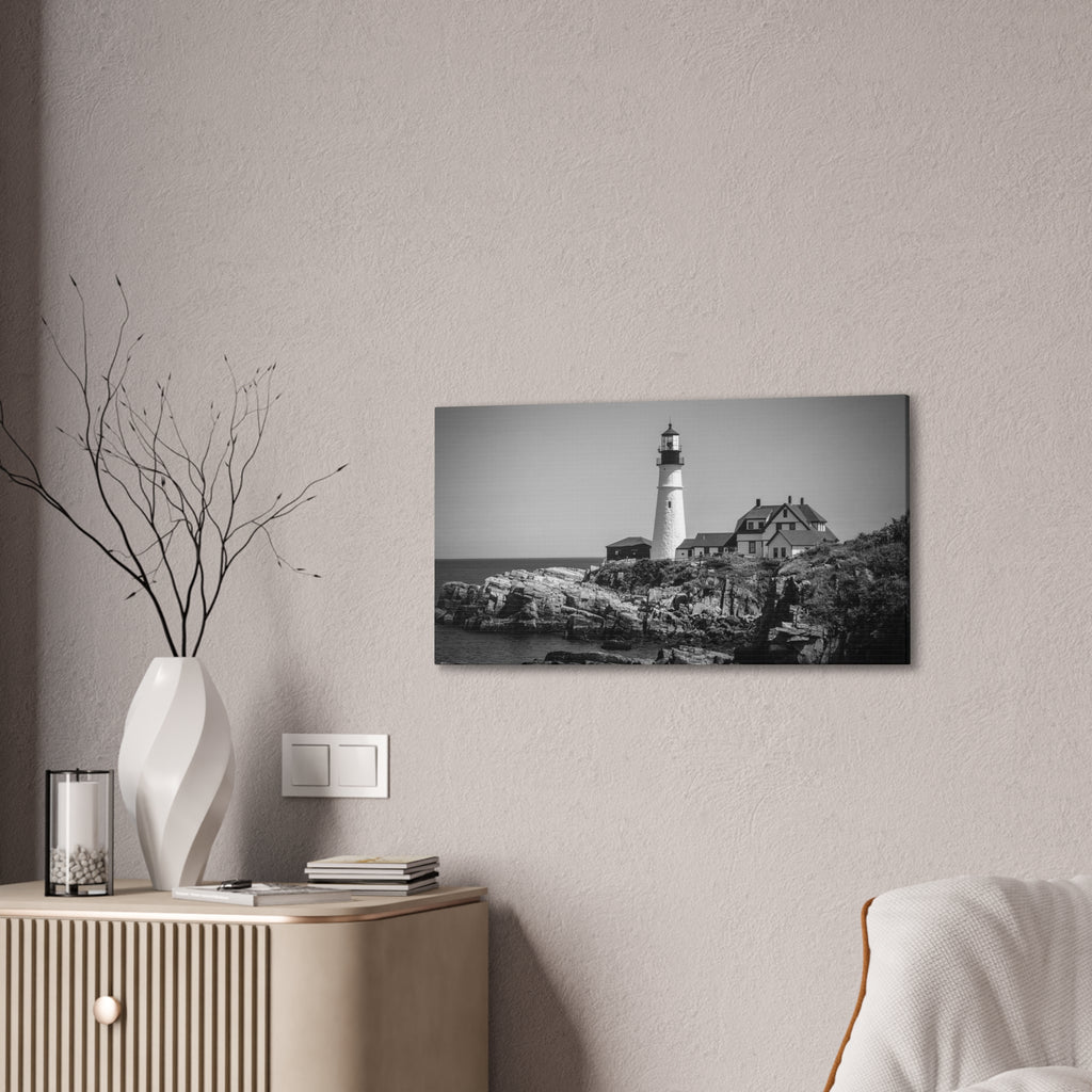Lighthouse Coastal Scene Canvas