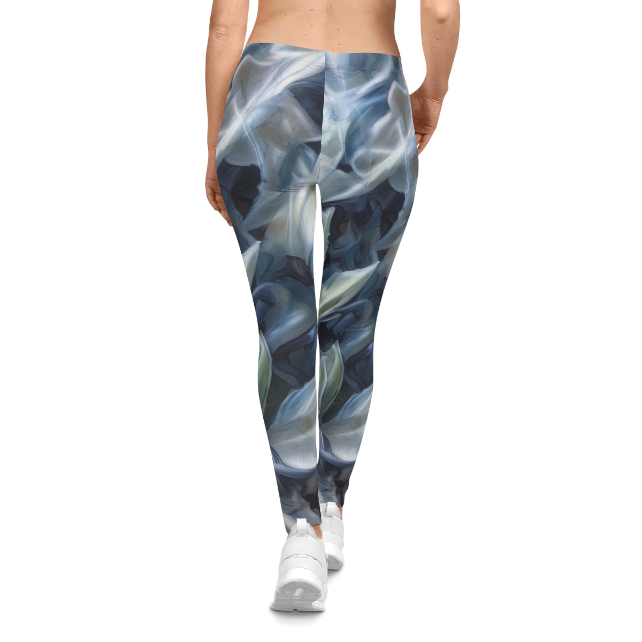 Botanical Blue Smoke Leggings