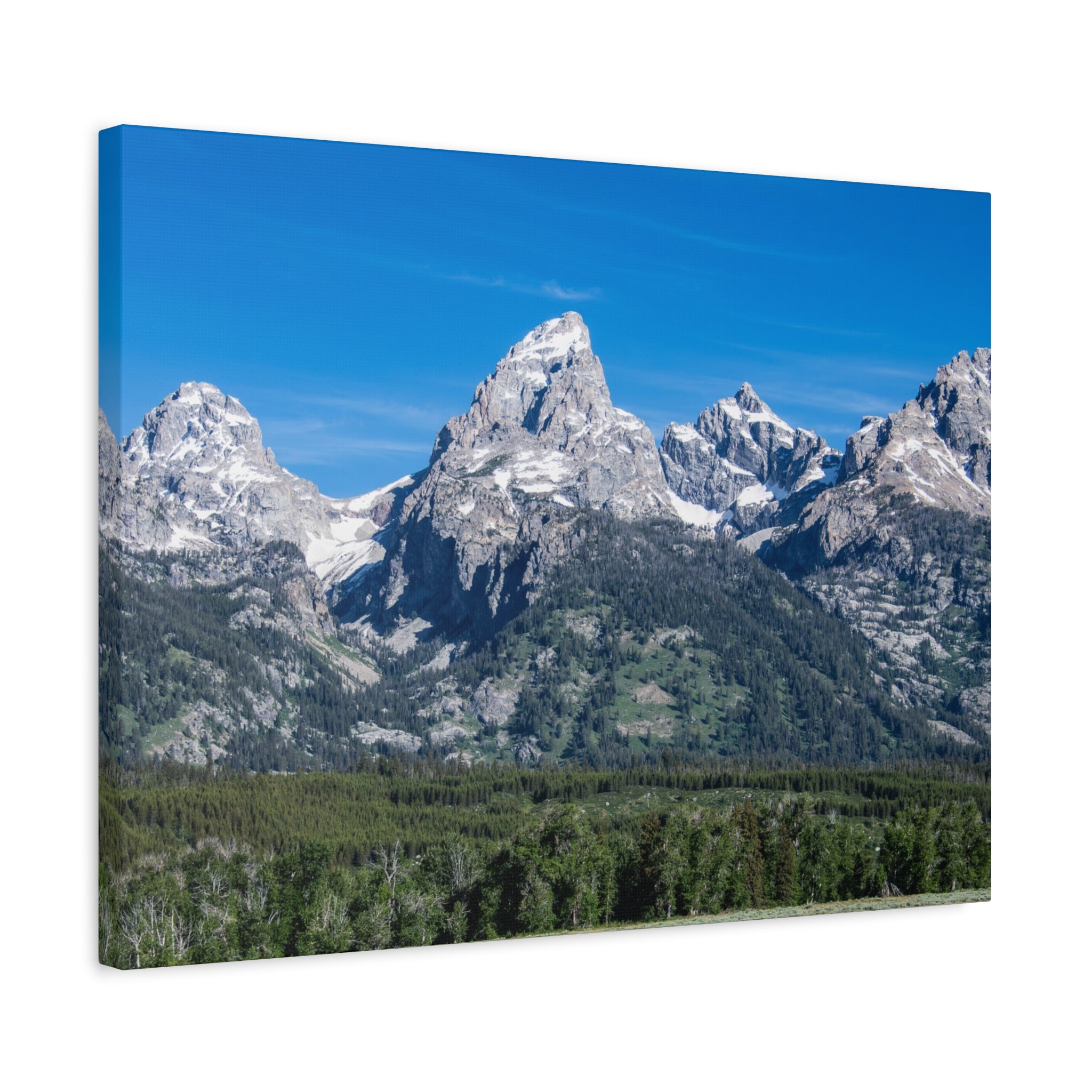 Grand Teton Range — Wyoming — Stretched Canvas Landscape Print