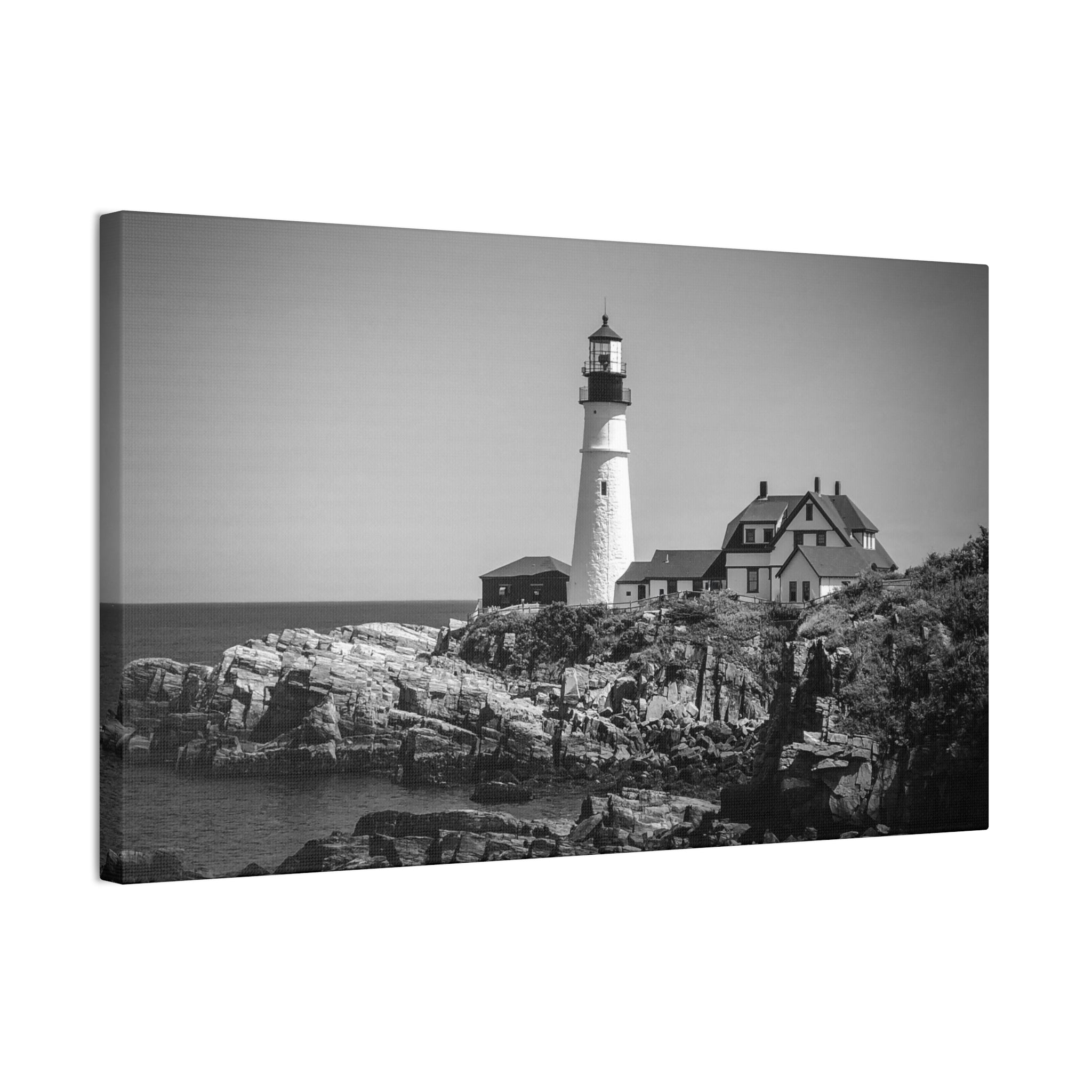 Lighthouse Coastal Scene Canvas