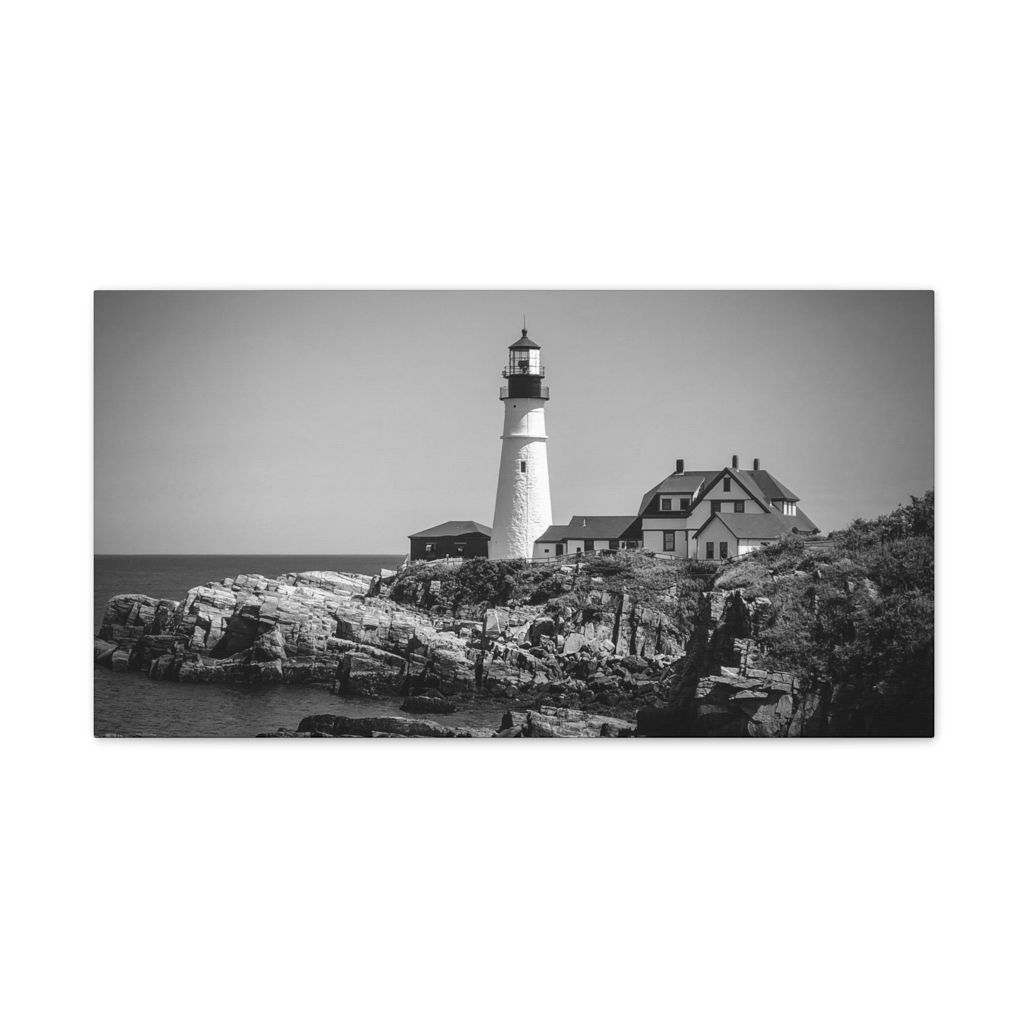 Lighthouse Coastal Scene Canvas