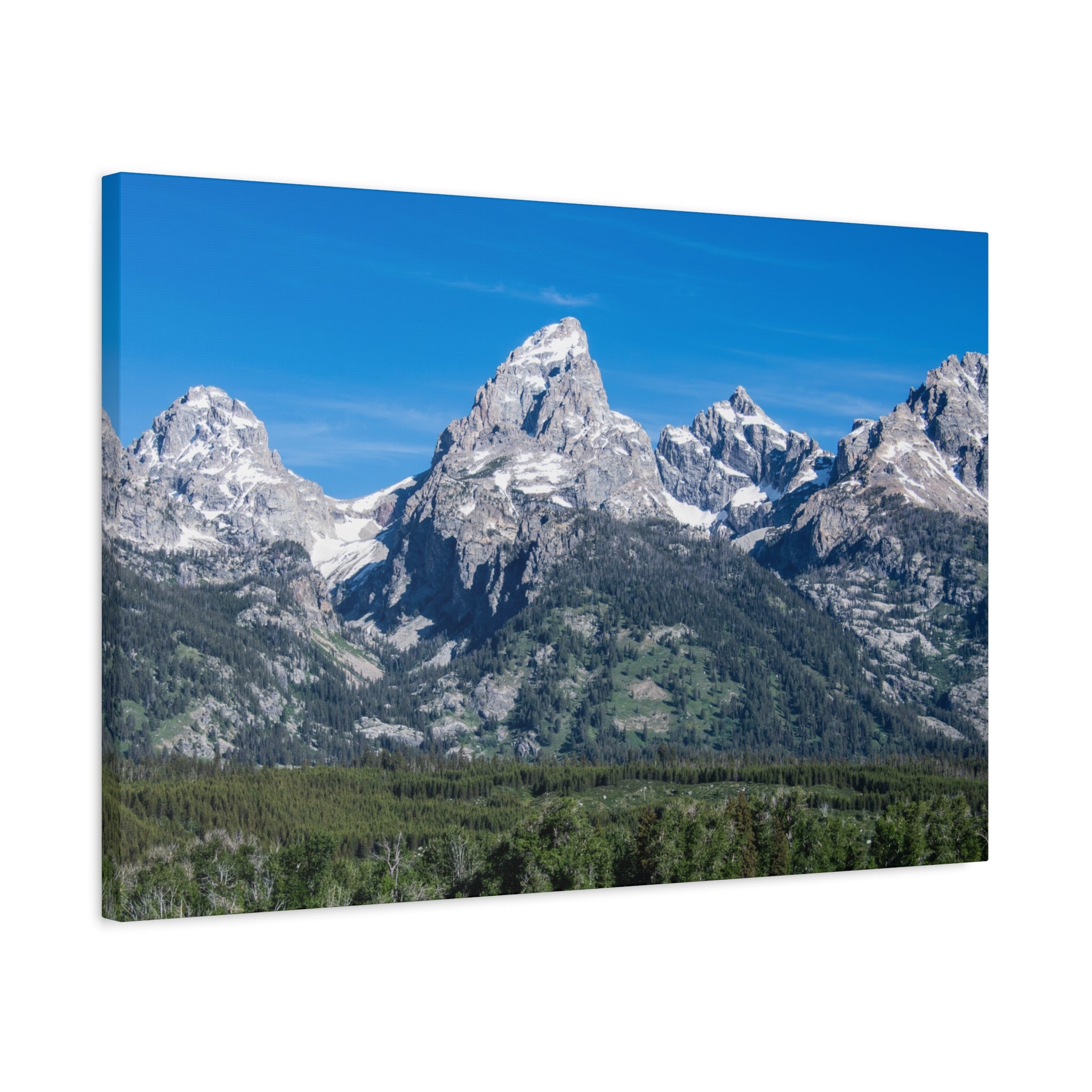 Grand Teton Range — Wyoming — Stretched Canvas Landscape Print