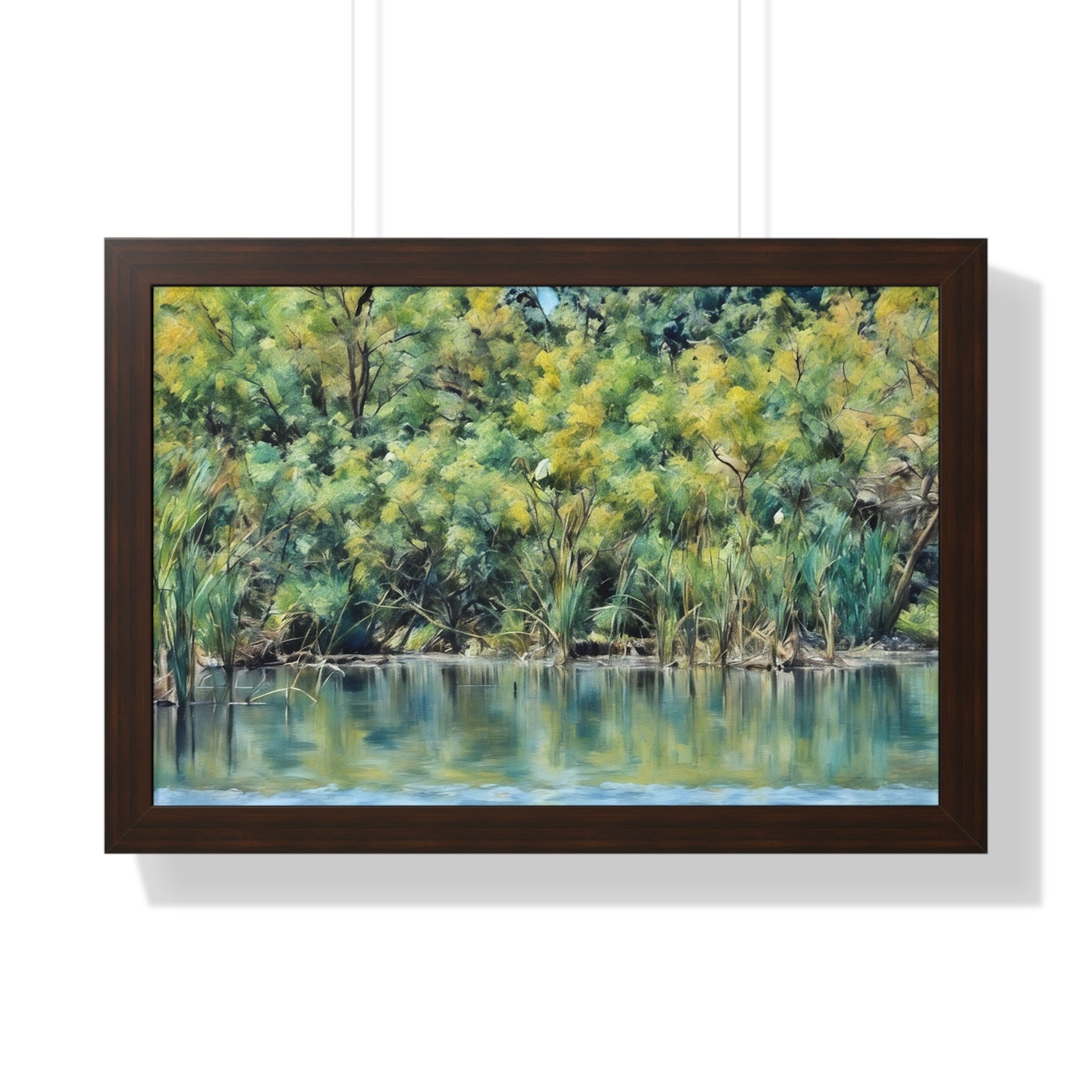 Framed Landscape Poster – Marsh Peace