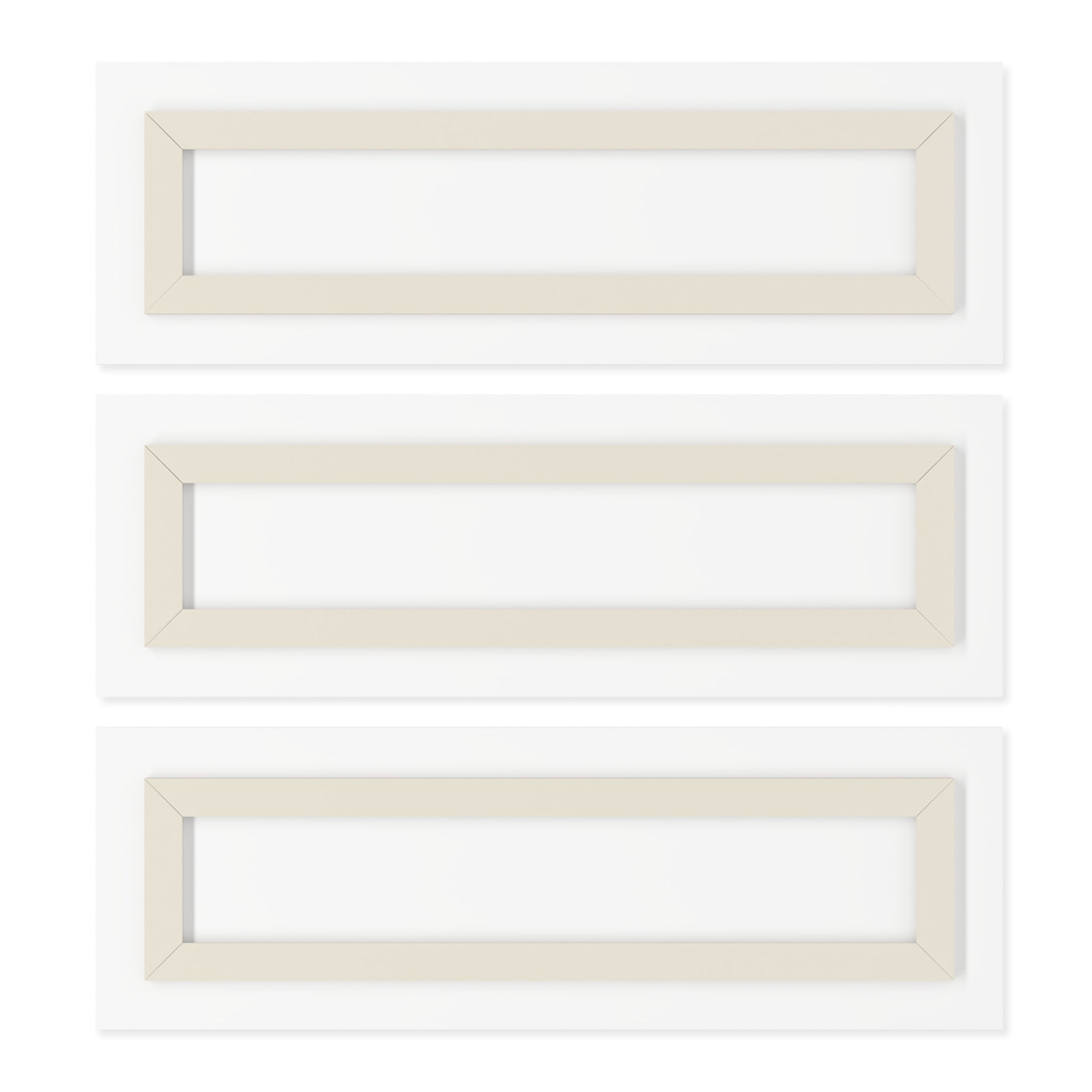 Yellowstone, Mammoth Springs, Triptych Acrylic Wall Art — Dead Trees Landscape Panorama