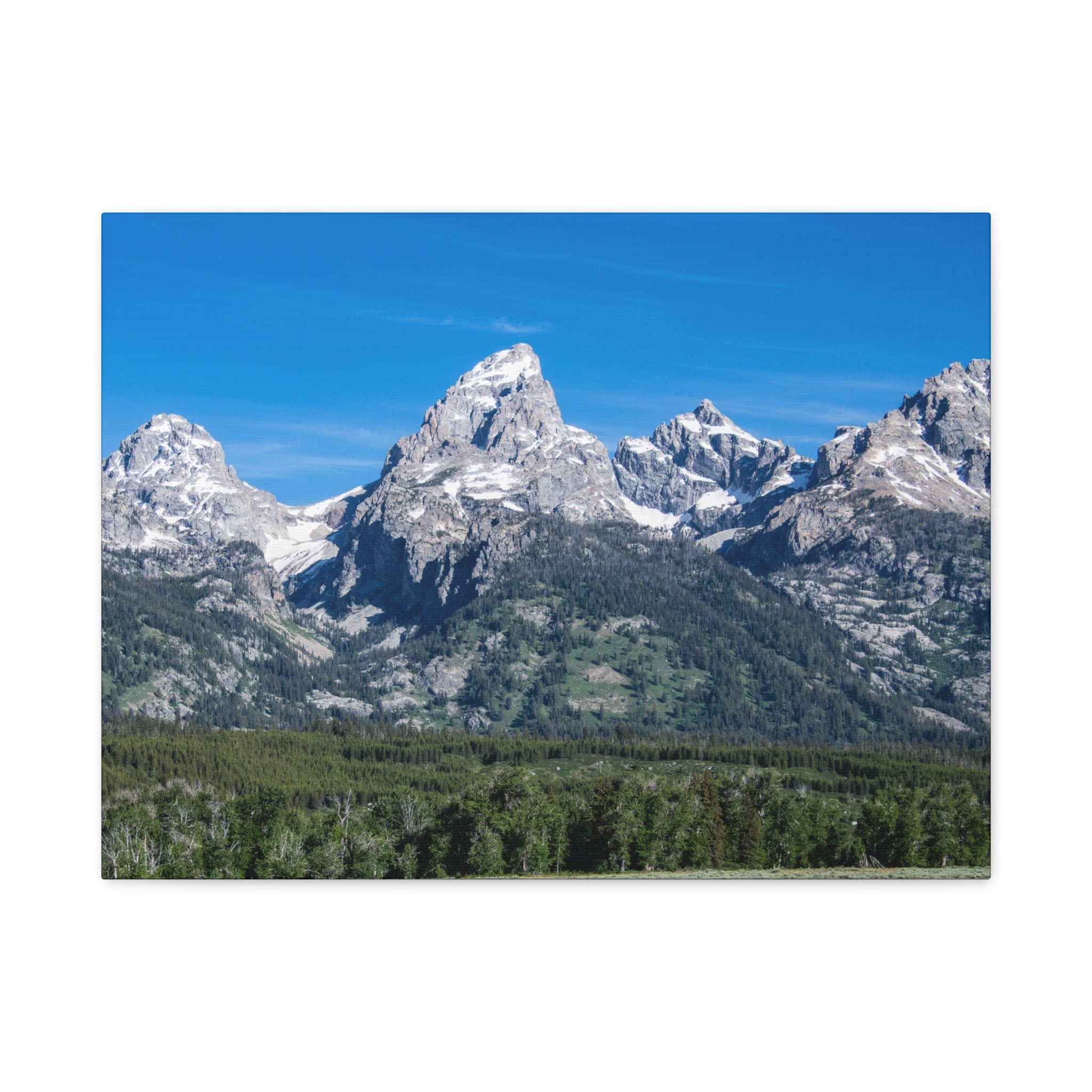 Grand Teton Range — Wyoming — Stretched Canvas Landscape Print